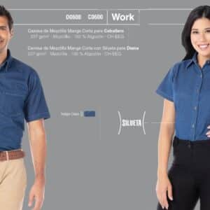 Camisa Work Caballero CODIGO C0600