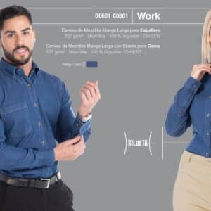 Camisa Work Caballero CODIGO C0601