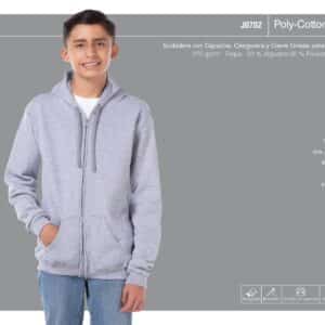 Sudadera Poly-Cotton Fleece CODIGO J0702