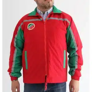 Chamarra 3/4 con cuello alto y capucha oculta. MODELO 28000