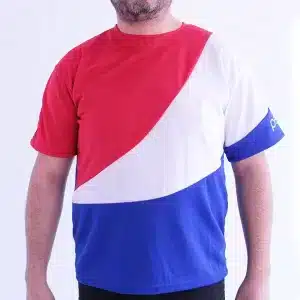 Playera cuello redondo con corte personalizado. MODELO 28027